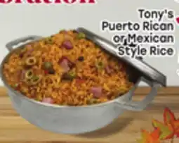 Tony’s Fresh Market Tony's Puerto Rican Puerto Rican or Mexican or Mexican Style Rice offer
