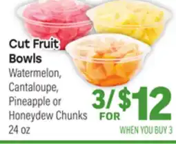 Tony’s Fresh Market Cut Fruit Bowls offer