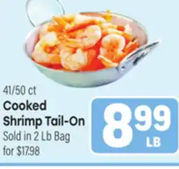 Tony’s Fresh Market Cooked Shrimp Tail-On offer