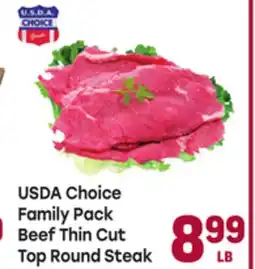 Tony’s Fresh Market USDA Choice Family Pack Beef Thin Cut Top Round Steak offer
