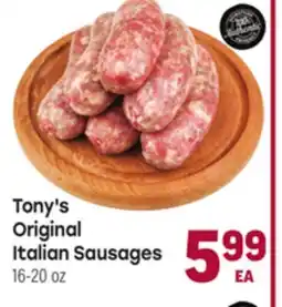 Tony’s Fresh Market Tony's Original Italian Sausages offer