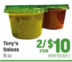 Tony’s Fresh Market Tony's Salsas offer
