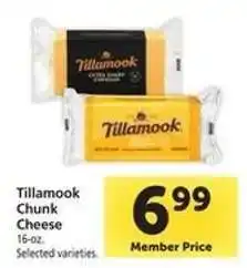 Safeway Tillamook Chunk Cheese offer