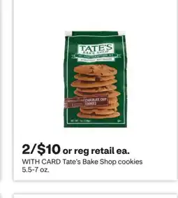 CVS Tate's Bake Shop cookies offer