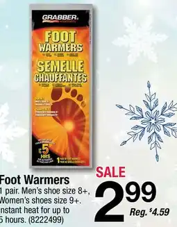 Ace Hardware Foot Warmers offer