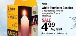 Ace Hardware UCO White Plumbers Candles offer