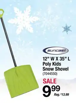 Ace Hardware Suncast 12 W X 35 L Poly Kids Snow Shovel offer