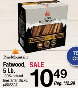 Ace Hardware Fatwood, 5 Lb offer