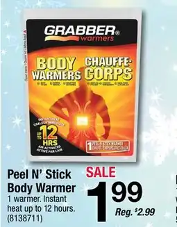 Ace Hardware Peel N' Stick Body Warmer offer
