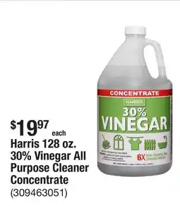 The Home Depot Harris 128 oz. 30% Vinegar All Purpose Cleaner Concentrate offer