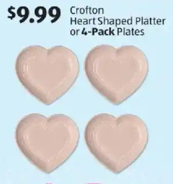 Crofton Heart Shaped Platter or Plates
