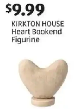 Aldi KIRKTON HOUSE Heart Bookend Figurine offer