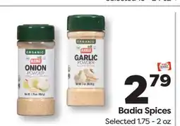 Weis Markets Badia Spices offer