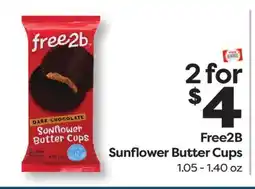 Weis Markets Free2B Sunflower Butter Cups offer