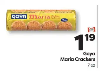 Weis Markets Goya Maria Crackers offer