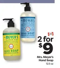 Weis Markets Mrs. Meyer's Hand Soap offer