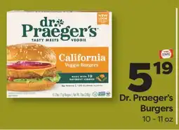 Weis Markets Dr. Praeger's Burgers offer
