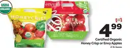 Weis Markets Certified Organic Honey Crisp or Envy Apples offer