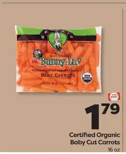 Weis Markets Certified Organic Baby Cut Carrots offer
