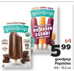 Weis Markets goodpop Popsicles offer