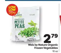 Weis Markets Weis by Nature Organic Frozen Vegetables offer