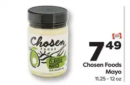 Weis Markets Chosen Foods Mayo offer