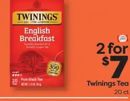 Weis Markets Twinings Tea offer