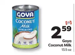Weis Markets Goya Coconut Milk offer