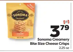 Weis Markets Sonoma Creamery Bite Size Cheese Crisps offer