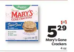 Weis Markets Mary's Gone Crackers offer