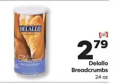 Weis Markets Delallo Breadcrumbs offer