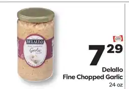 Weis Markets Delallo Fine Chopped Garlic offer