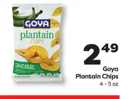 Weis Markets Goya Plantain Chips offer