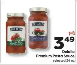 Weis Markets Delallo Premium Pasta Sauce offer