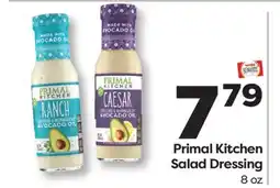 Weis Markets Primal Kitchen Salad Dressing offer