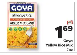 Weis Markets Goya Yellow Rice Mix offer