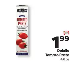Weis Markets Delallo Tomato Paste offer