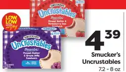 Weis Markets Smucker's Uncrustables offer