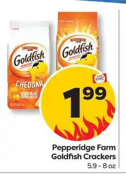 Weis Markets Pepperidge Farm Goldfish Crackers offer