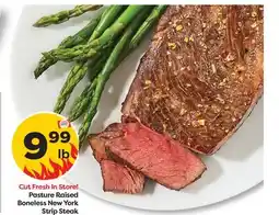 Weis Markets Pasture Raised Boneless New York Strip Steak offer