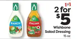 Weis Markets Wishbone Salad Dressing offer