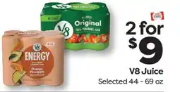 Weis Markets V8 Juice offer