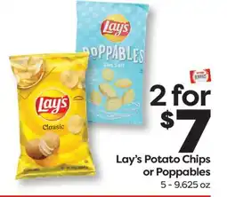 Weis Markets Lay's Potato Chips or Poppables offer