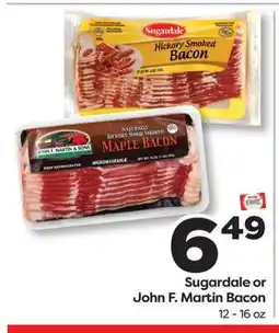 Weis Markets Sugardale or John F. Martin Bacon offer