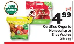 Weis Markets Certified Organic Honeycrisp or Envy Apples offer