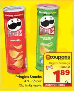 Weis Markets Pringles Snacks offer