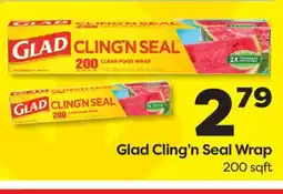 Weis Markets Glad Cling'n Seal Wrap offer