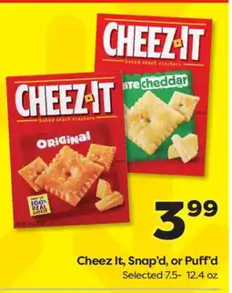 Weis Markets Cheez It, Snap'd, or Puff'd offer