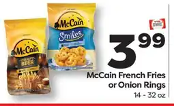 Weis Markets McCain French Fries or Onion Rings offer