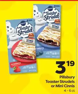 Weis Markets Pillsbury Toaster Strudels or Mini Cinnis offer